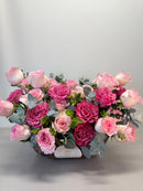 Velour Rose Basket